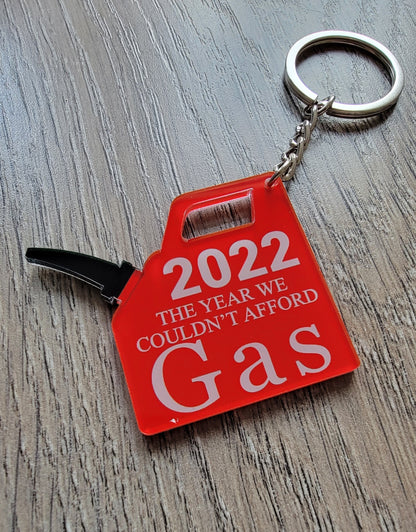 Acrylic Gas Can Keychains