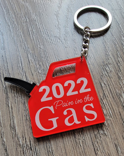 Acrylic Gas Can Keychains