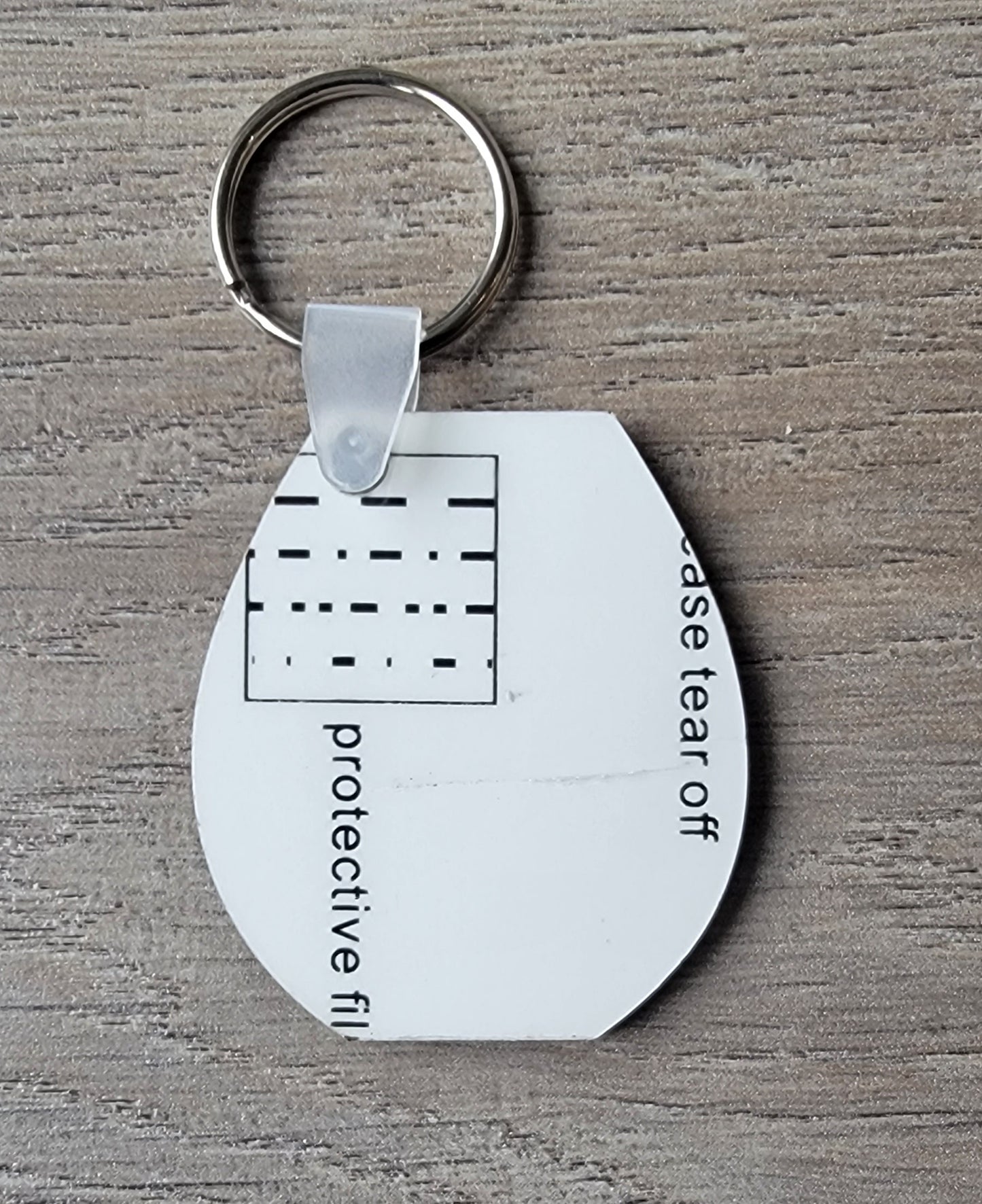 MDF Wine Cup Key tag