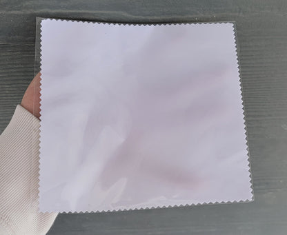 Sublimation eye glasses lens cloth cleaner