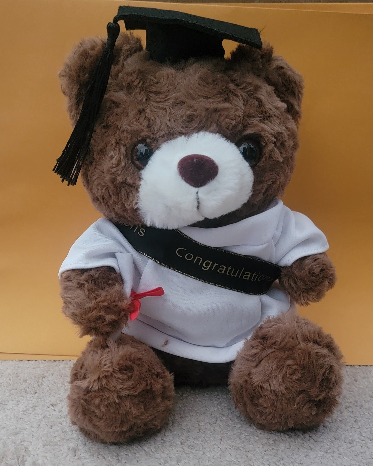 Grad teddy bear with sublimation shirt