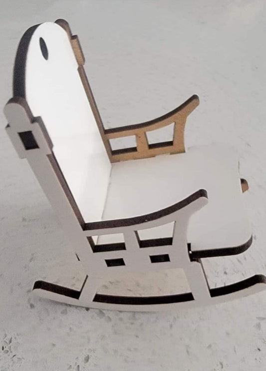 Sublimation Rocking chair ornament