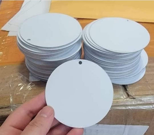 2.8 inch aluminum round ornaments