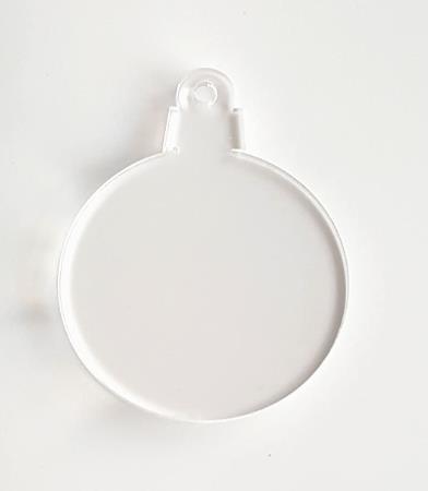 Transparent Christmas ball round  Acrylic Christmas Tree Ornament