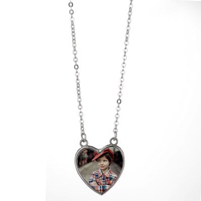 Sublimation Heart necklace