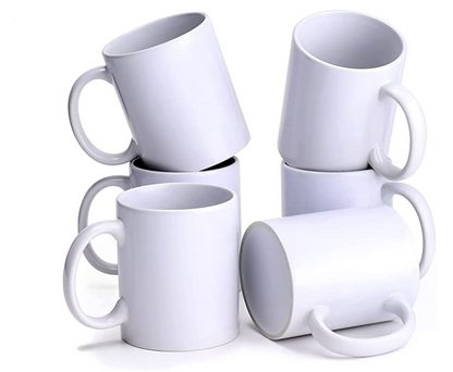 Sublimation 15 oz White pearl Mugs