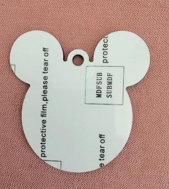 MDF MOUSE EAR ORNAMENT