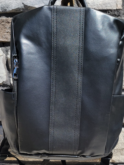 leather back packs