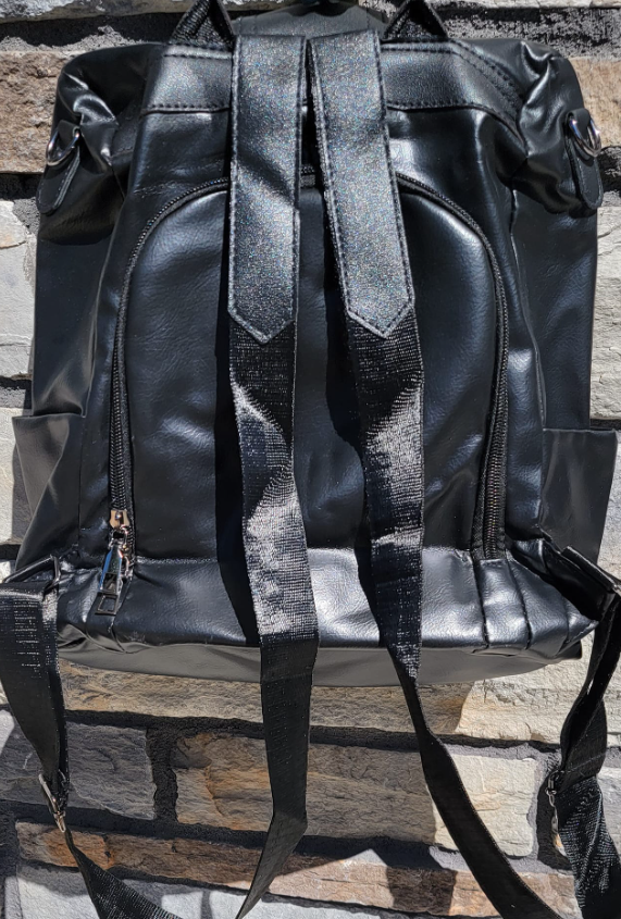 leather back packs