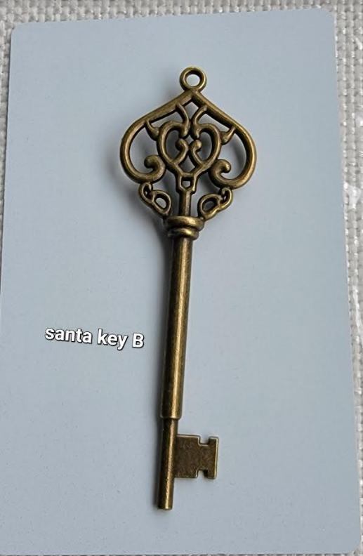 SANTA MAGIC KEY WITH SUBLIMATION CARD (3 designs available)