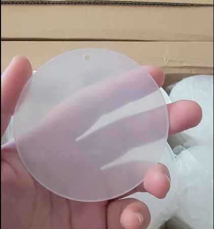 Transparent Round Acrylic ornament