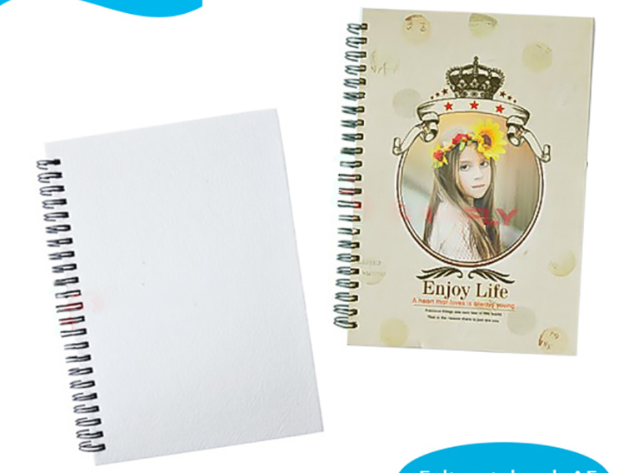 Sublimation A4 notebook spiral