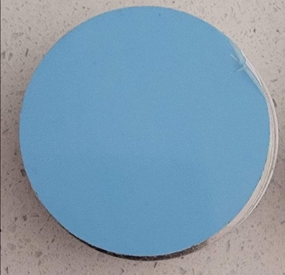 Sublimation 2.5 inch aluminum disc without hole for Hockey Puck