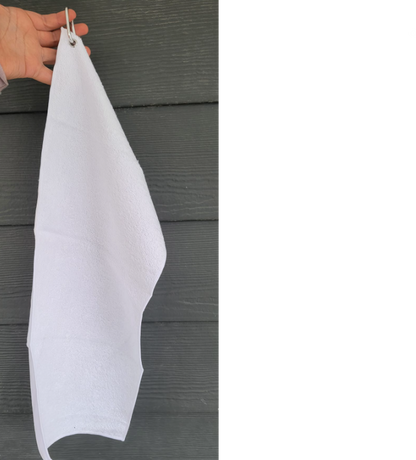 Kitchen towel with hook