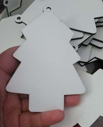 Sublimation MDF Christmas tree ornament