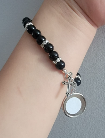 Sublimation rosary bracelet