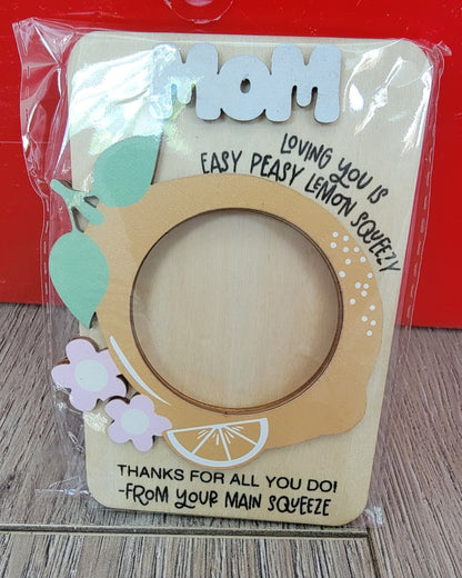 Wooden Photo Frame with visor clips  for sublimation