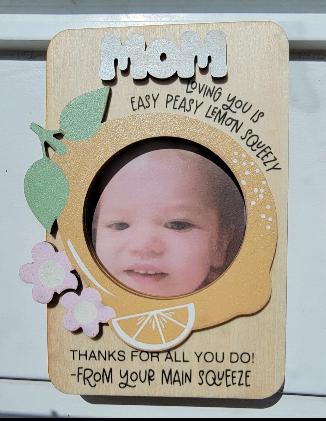 Wooden Photo Frame with visor clips  for sublimation