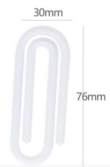 trendy Sublimation Large Acrylic Paper Clips