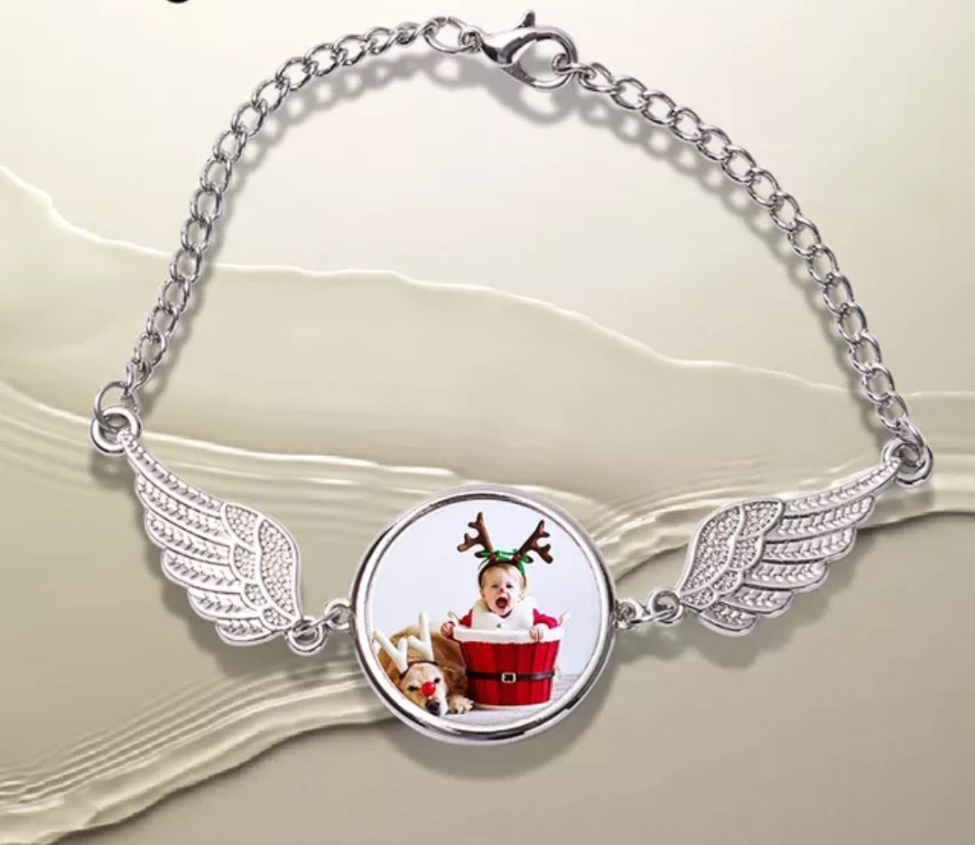 Sublimation Angel Wing Bracelet