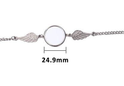 Sublimation Angel Wing Bracelet