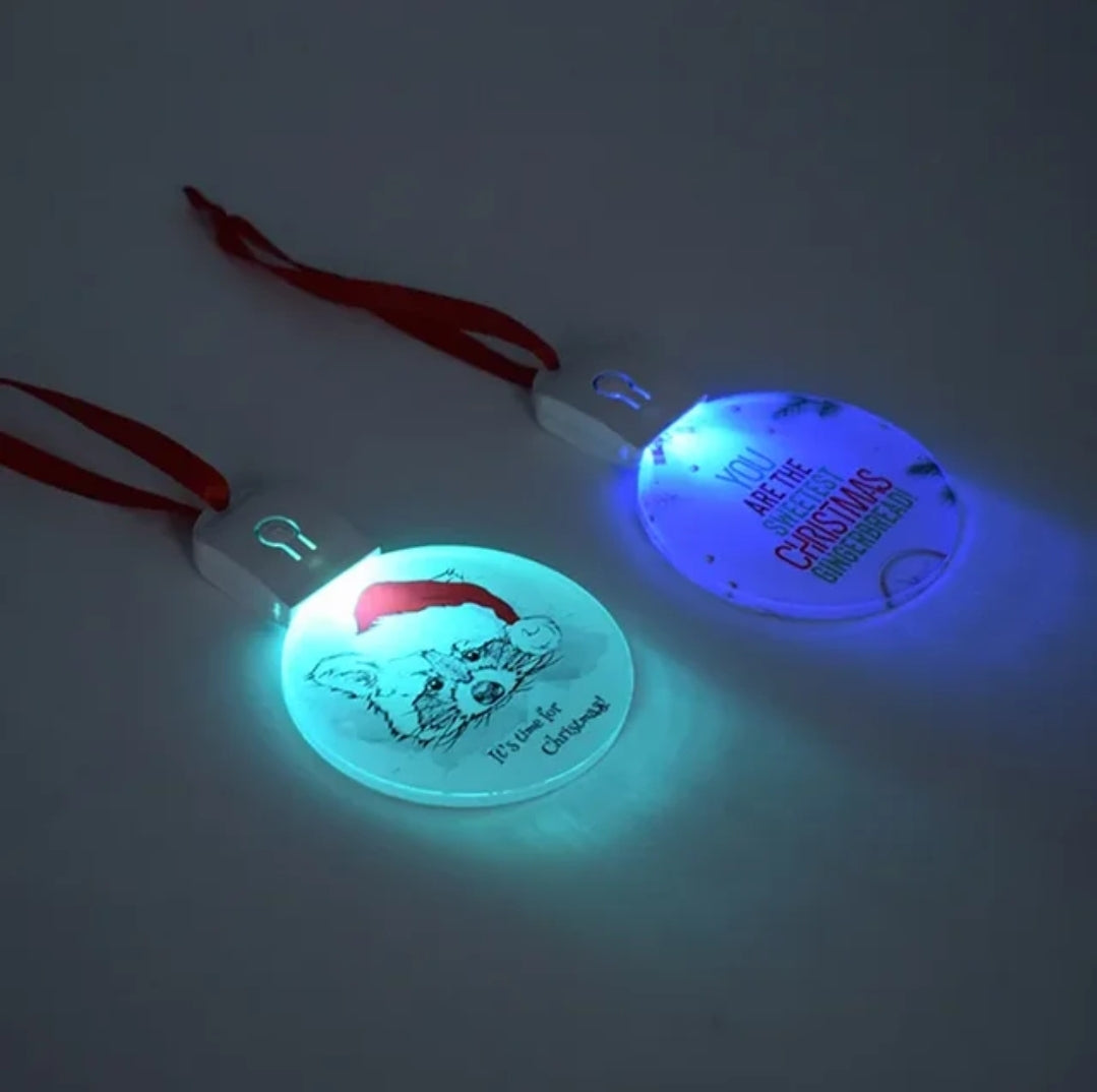 LED ACRYLIC ORNAMENTS FOR SUBLIMATION