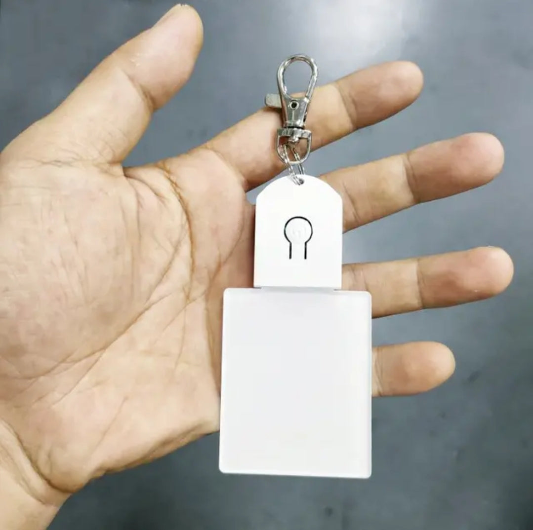 LED ACRYLIC KEYCHAINS FOR SUBLIMATION