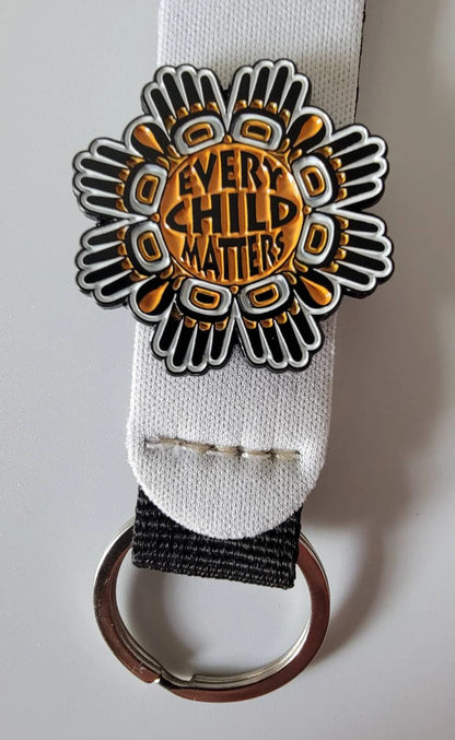 Every Child Matters Metal Badge Pin Orange Shirt Day for Residential School Survivors made by an Indigenous from Odanak