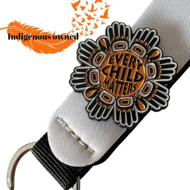 Every Child Matters Metal Badge Pin Orange Shirt Day for Residential School Survivors made by an Indigenous from Odanak