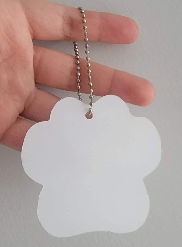 Paw acrylic  Ornament for sublimation