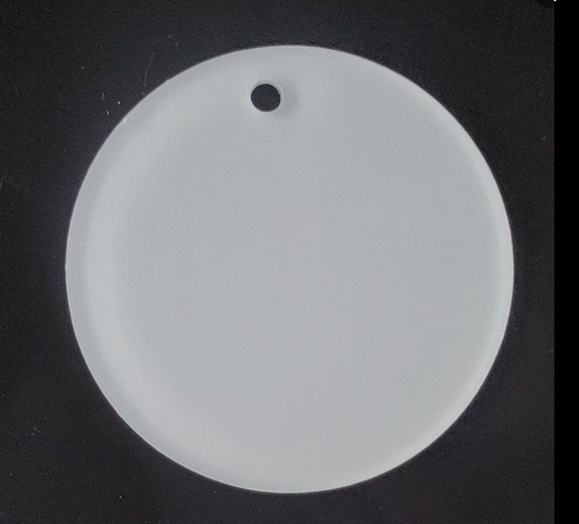 3 Inch Acrylic Round Ornament for Sublimation